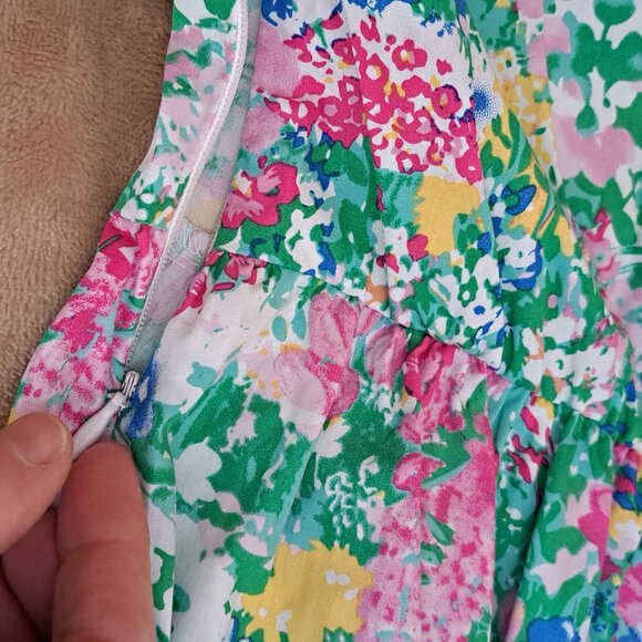 MEDIUM 100% cotton lovely floral midi dress from Vermont Country Store - Picture 8 of 10